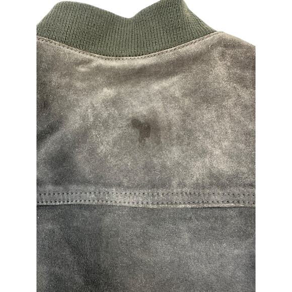 In Crowd Leather Bomber Jacket - Picture 3 of 4